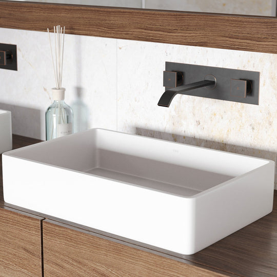 Handmade matte stone vessel sink featuring rust-resistant design for commercial use