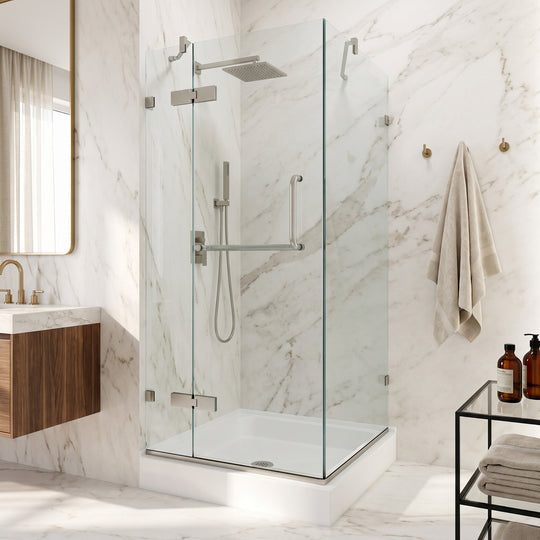 Monteray Frameless Square Shower Enclosure