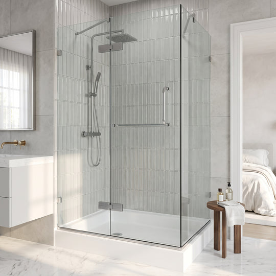 Monteray Frameless Square Shower Enclosure