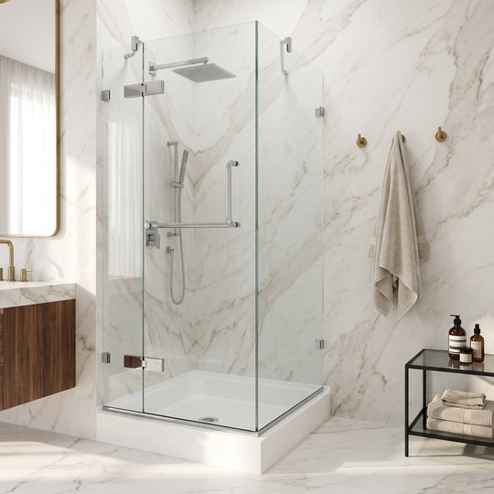 Monteray Frameless Square Shower Enclosure