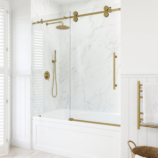 Elan Sliding Frameless Tub Door