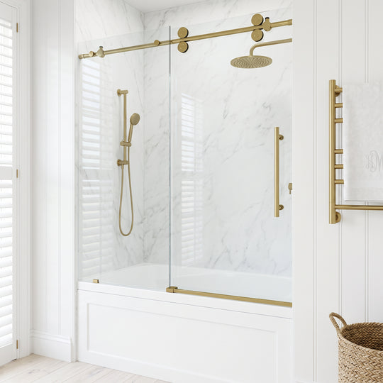 Elan Sliding Frameless Tub Door