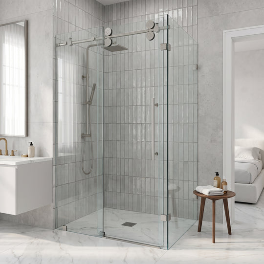 Elan Winslow Frameless Rectangle Shower Enclosure