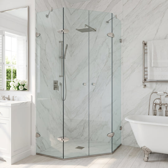 Gemini Frameless Neo-Angle Shower Enclosure