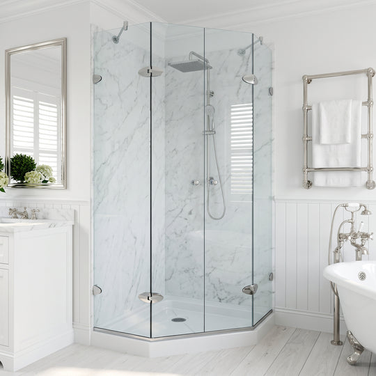 Gemini Frameless Neo-Angle Shower Enclosure