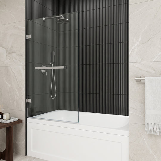Rialto Frameless Hinged Tub Door