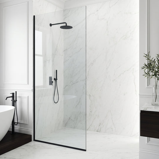Meridian Framed Fixed Shower Screen