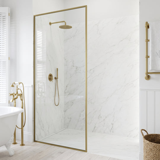 Meridian Framed Fixed Shower Screen