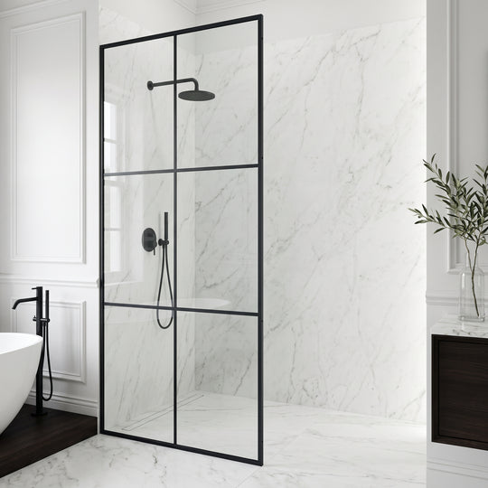 Meridian Ventana Framed Fixed Shower Screen