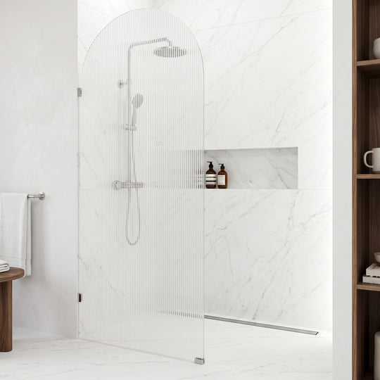 Arden Frameless Fixed Shower Screen