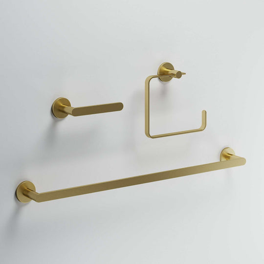 Arden 3-Piece Bath Hardware Set with 24 in. Towel Bar, Toilet Paper Holder, Hand Towel Holder