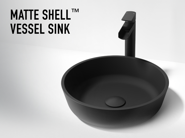 Noma MatteShell™ Round Glass Vessel Sink - 17 in. video thumbnail
