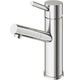 Modern deck mounted faucet with ceramic disc valves and low flow design