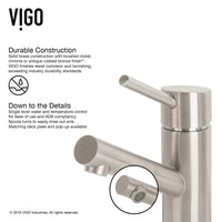 Noma Single Hole Bathroom Faucet