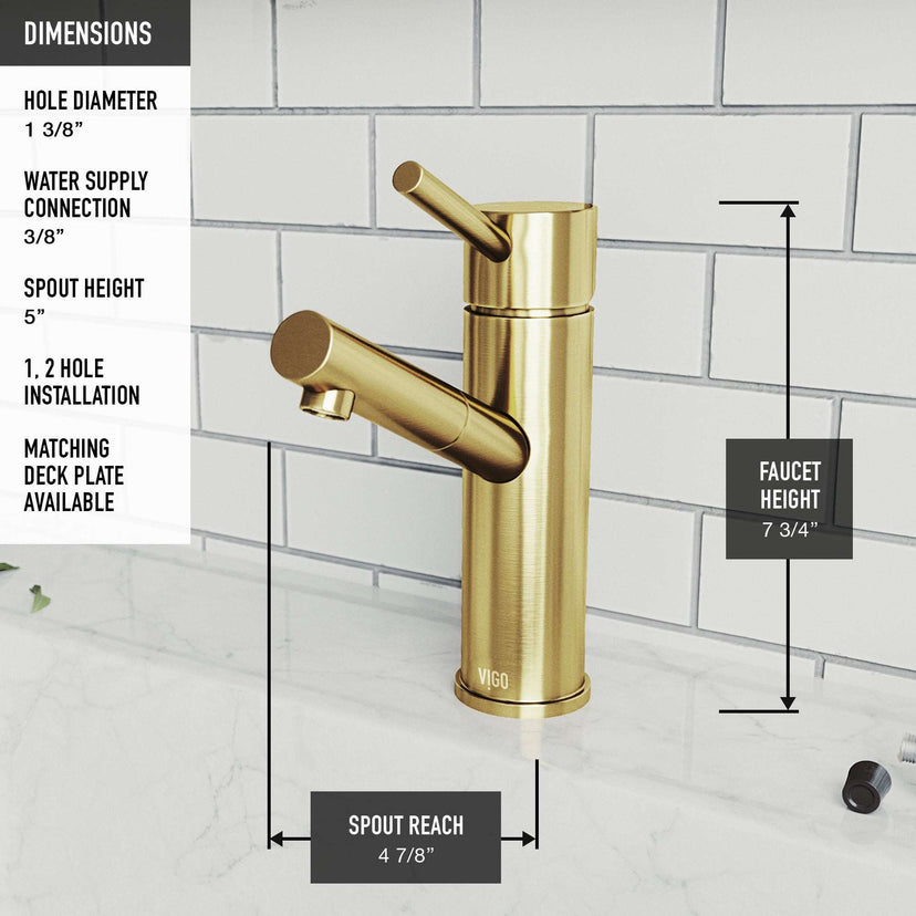 Noma Single Hole Bathroom Faucet