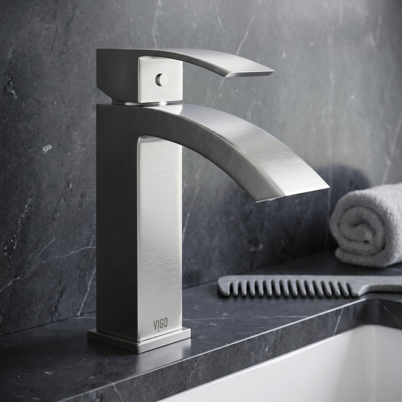 Satro Single Hole Bathroom Faucet