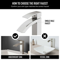 Satro Single Hole Bathroom Faucet
