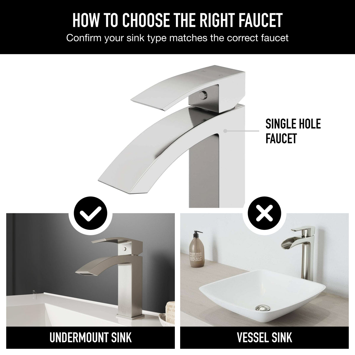 Satro Single Hole Bathroom Faucet