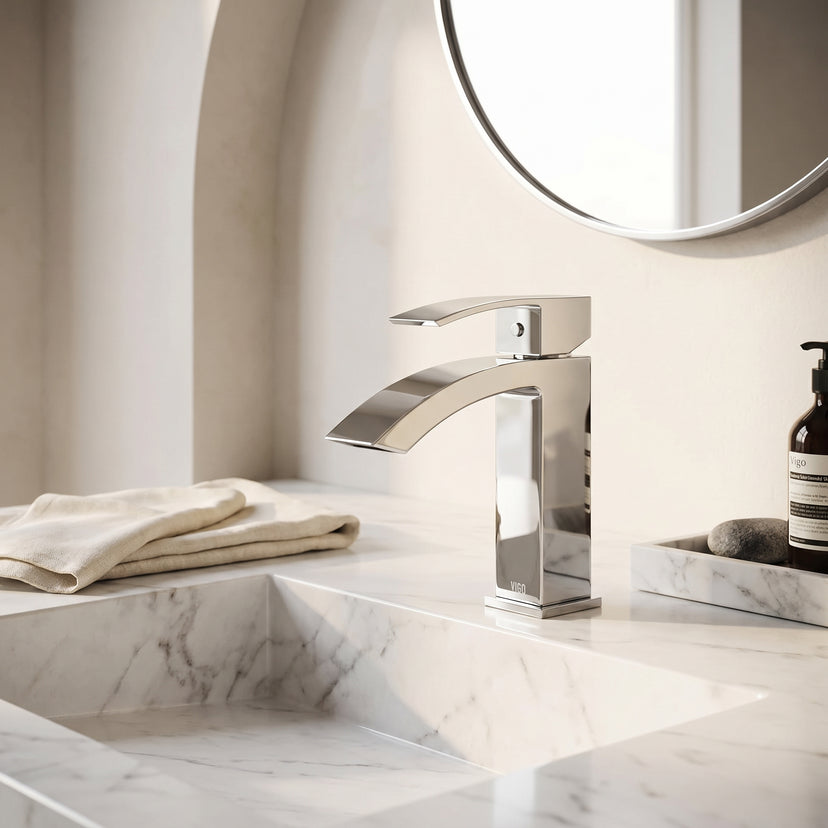 Satro Single Hole Bathroom Faucet