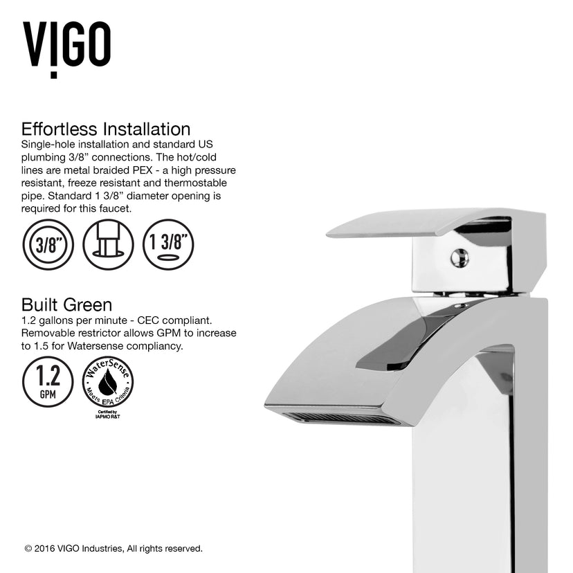 Satro Single Hole Bathroom Faucet
