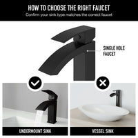 Satro Single Hole Bathroom Faucet