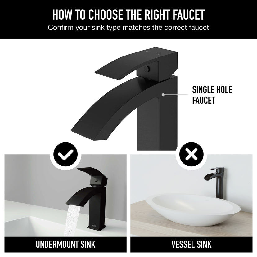Satro Single Hole Bathroom Faucet
