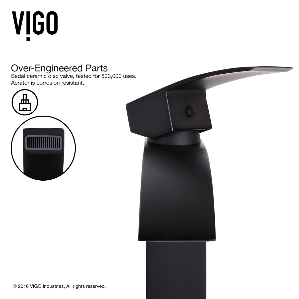 Satro Single Hole Bathroom Faucet