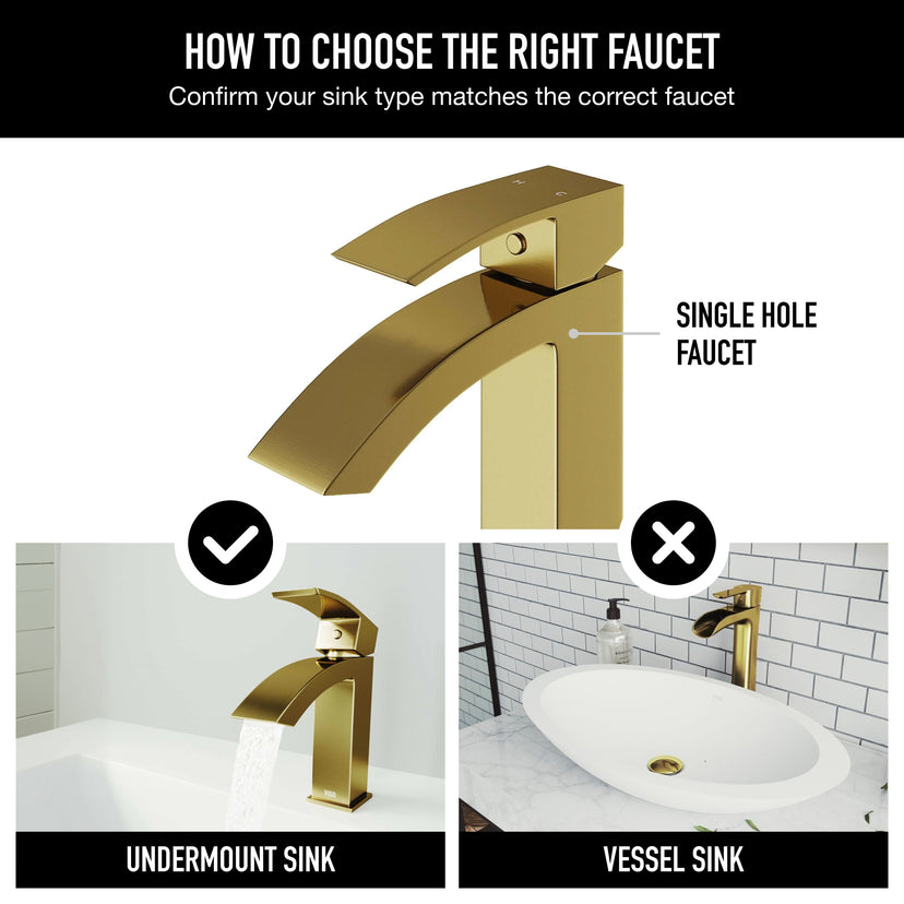 Satro Single Hole Bathroom Faucet