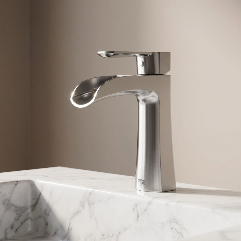 Paloma Single Hole Bathroom Faucet