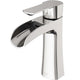 Modern deck-mounted faucet with ceramic disc valve and low flow design