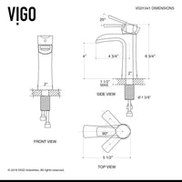 Paloma Single Hole Bathroom Faucet