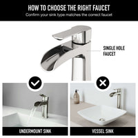 Paloma Single Hole Bathroom Faucet