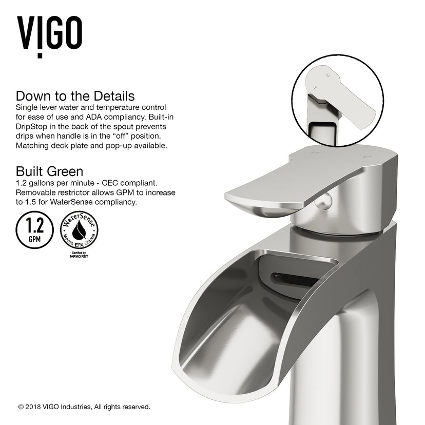 Paloma Single Hole Bathroom Faucet