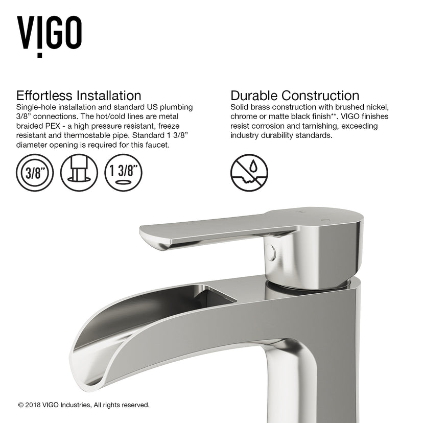 Paloma Single Hole Bathroom Faucet