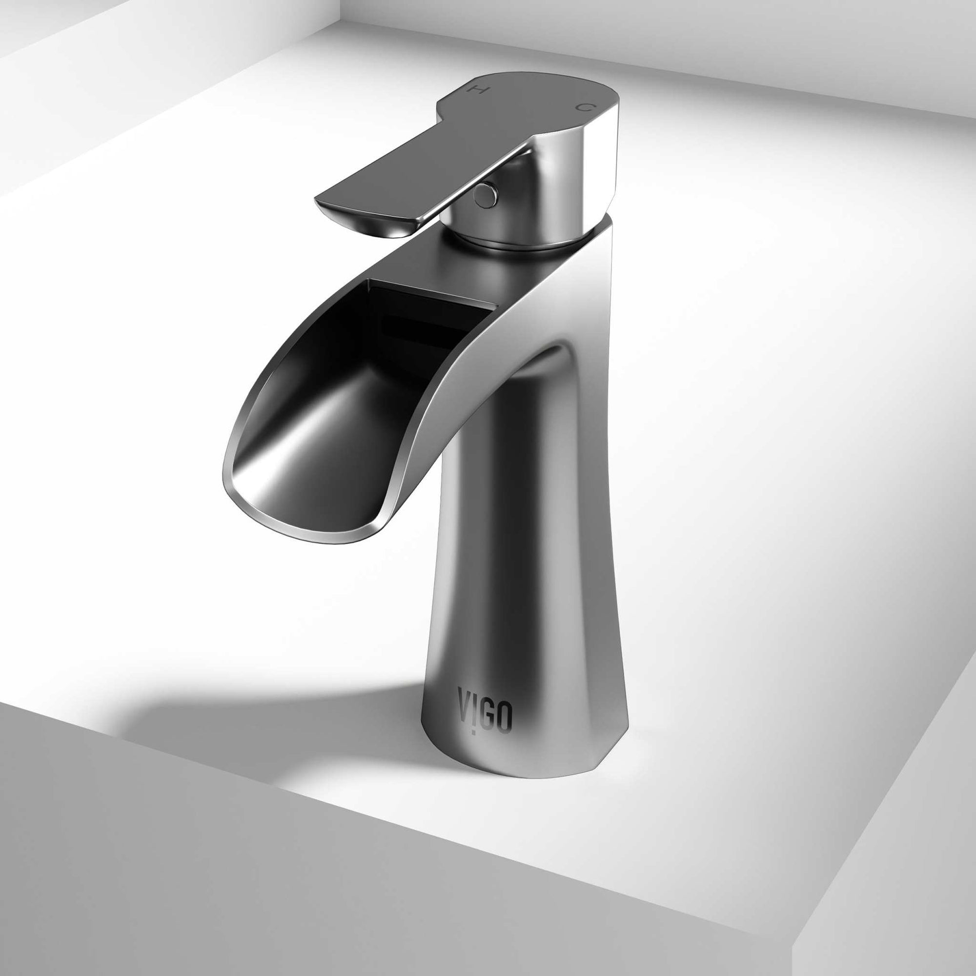 Modern/contemporary style faucet with NPSM threads and compression connection