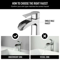 Paloma Single Hole Bathroom Faucet