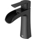 VIGO Paloma Single Handle Single Hole Bathroom Faucet in Matte Brushed Gold with waterfall spout and ergonomic design