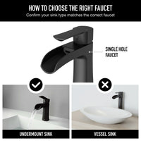Paloma Single Hole Bathroom Faucet