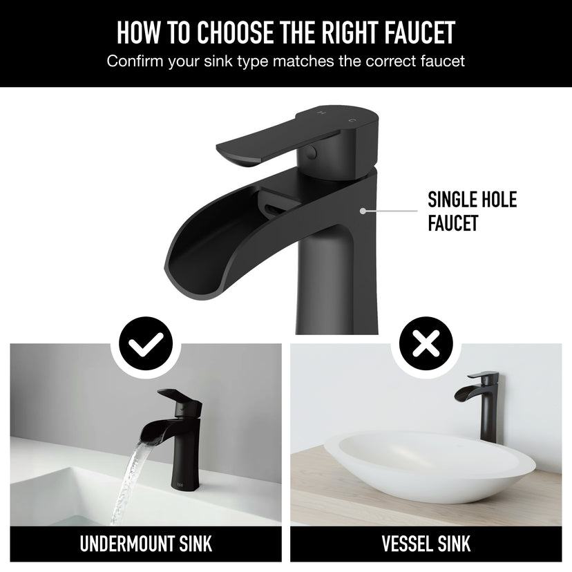 Paloma Single Hole Bathroom Faucet
