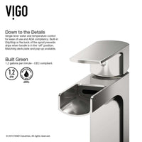 Low lead certified bathroom faucet with drip free ceramic disc cartridge