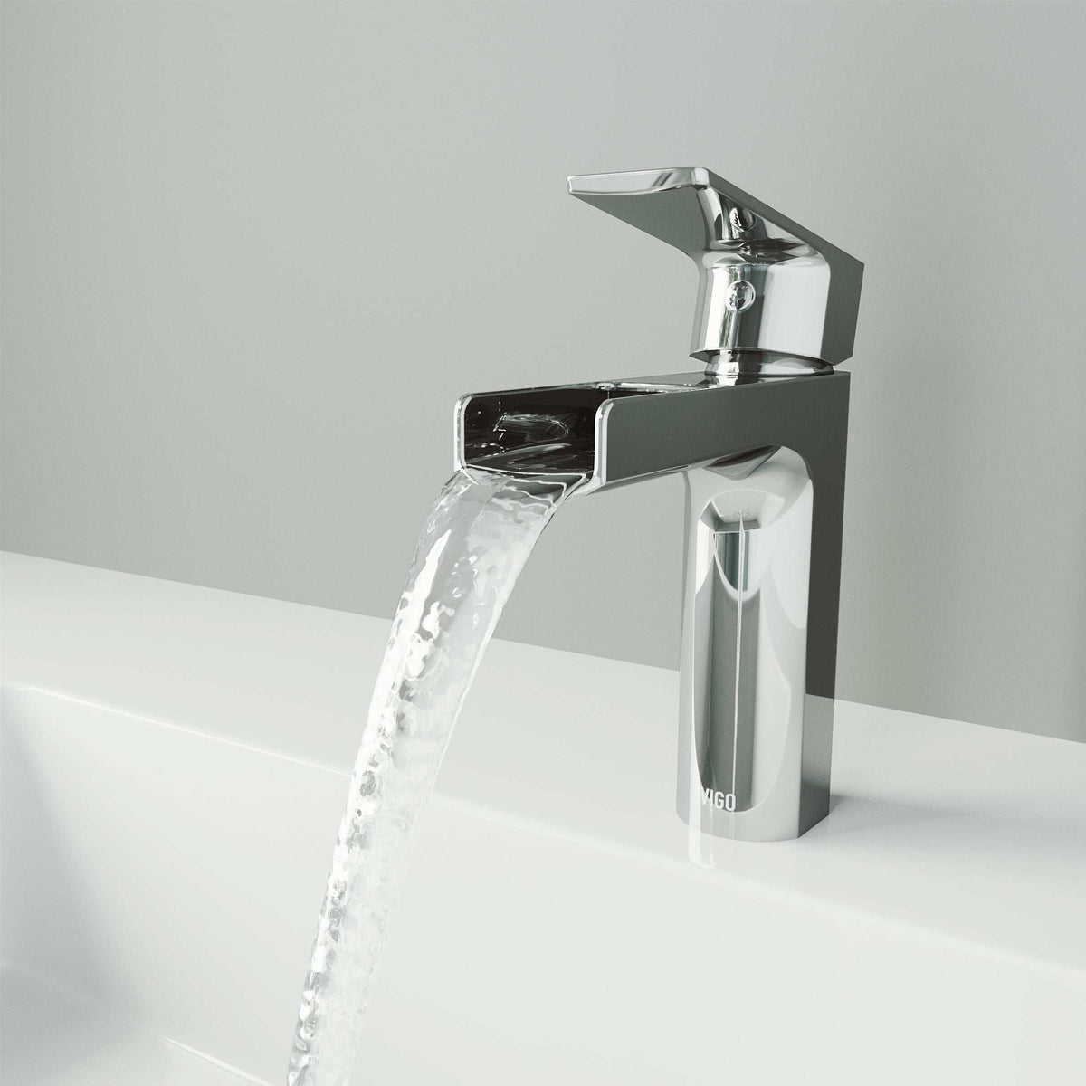 Single hole installation faucet with included mounting hardware and supply lines