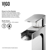 Low lead certified bathroom faucet with drip free ceramic disc cartridge