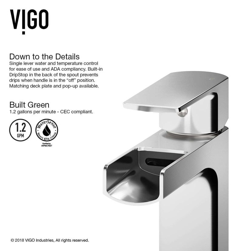 Low lead certified bathroom faucet with drip free ceramic disc cartridge