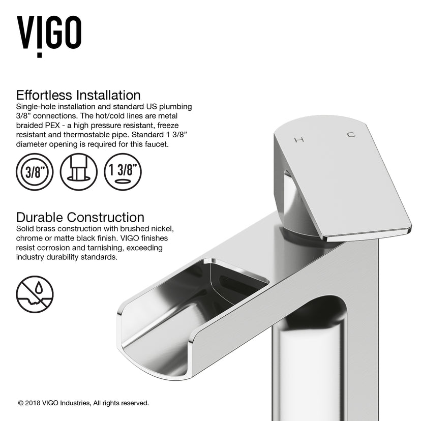 Amada Single Hole Bathroom Faucet