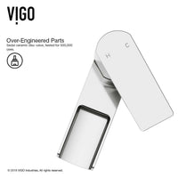 Contemporary lever handle faucet with corrosion resistant brass material