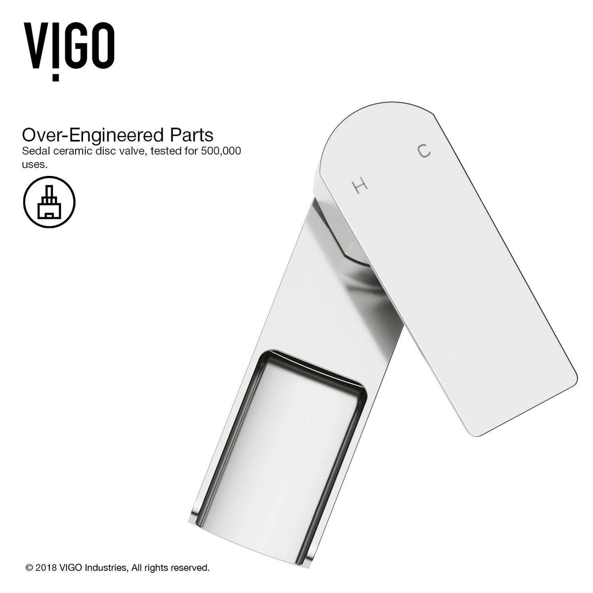 Contemporary lever handle faucet with corrosion resistant brass material