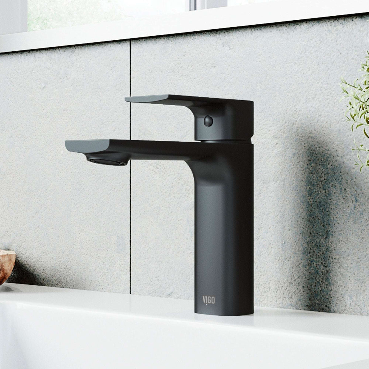 Matte black faucet with NPSM threads and compression connection