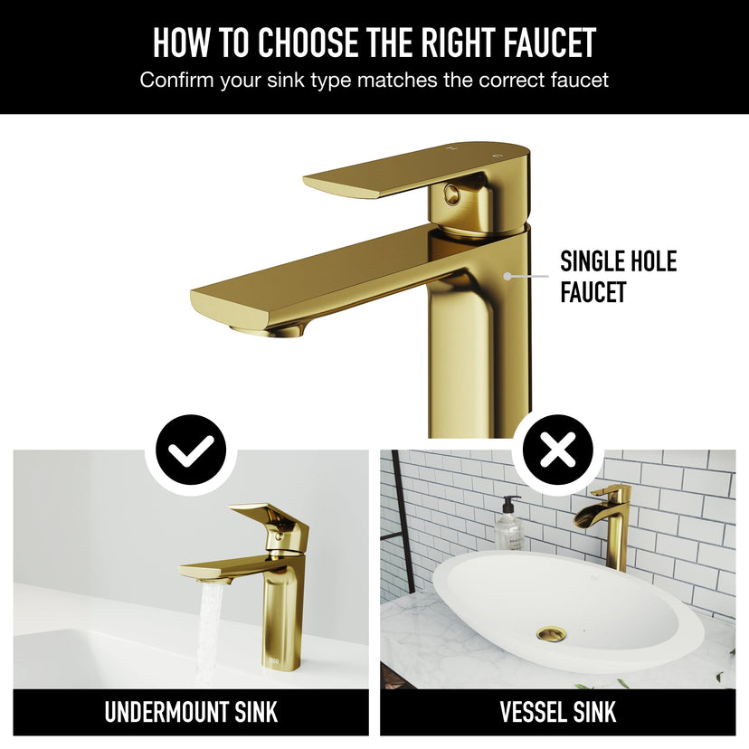 Davidson Single Hole Bathroom Faucet