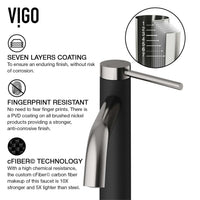 Lever handle deck mounted faucet featuring low flow and tarnish resistant finish