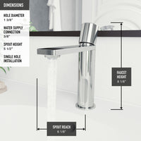 Elan Single Hole Bathroom Faucet